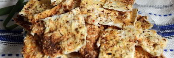 чипсы из лаваша со сметаной и сыром