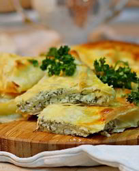 Конвертики из лаваша с творогом