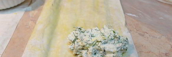 конвертики из лаваша с творогом