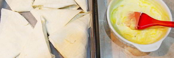 конвертики из лаваша с творогом