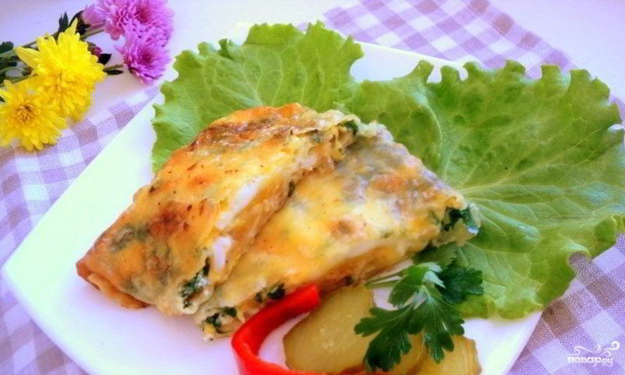 Рецепт конвертиков из лаваша
