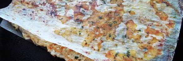 курица с овощами в лаваше