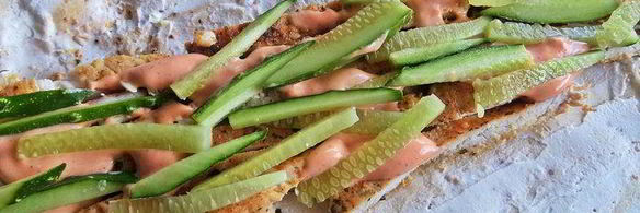 курица с овощами в лаваше