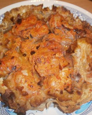 Курица в лаваше по-армянски