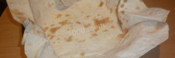 курица в лаваше по-армянски