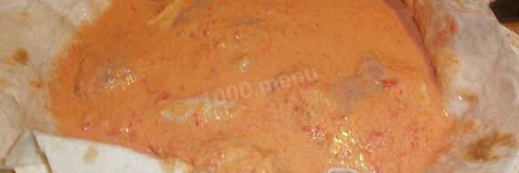 курица в лаваше по-армянски