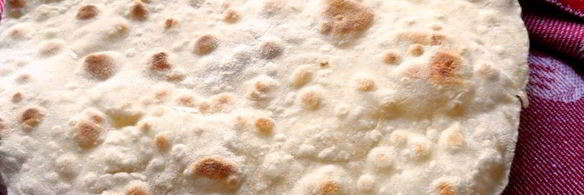 лаваш на сковороде