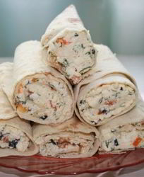 Лаваш с адыгейским сыром