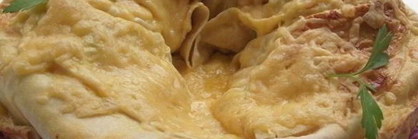 Лаваш с фаршем и сыром