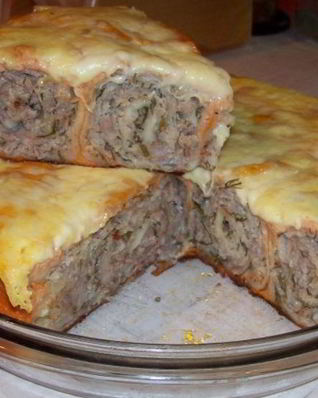 Лаваш с фаршем в мультиварке