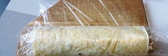 лаваш с корейской морковкой и сыром