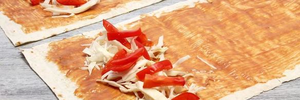 лаваш с овощами