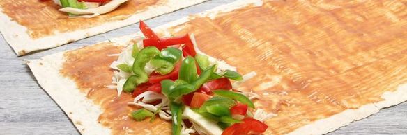 лаваш с овощами