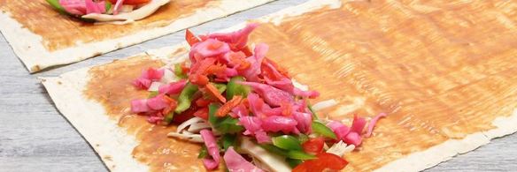 лаваш с овощами