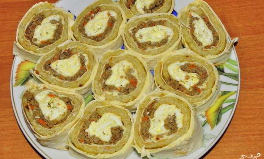 Рецепт лаваша с печенью говяжьей