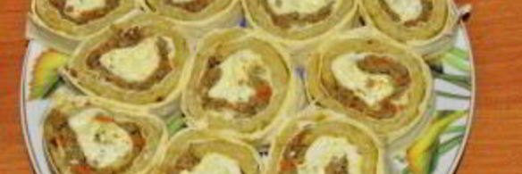 лаваш с печенью говяжьей