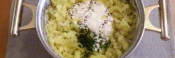 лаваш с пюре