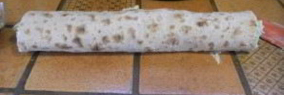 лаваш с семгой и огурцом