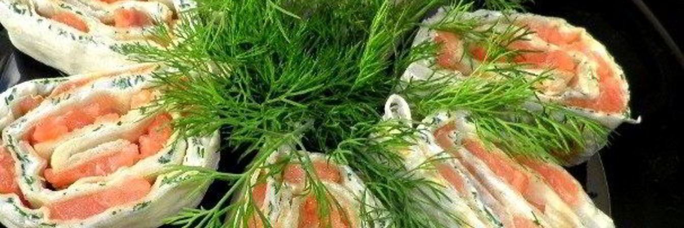 Лаваш с семгой