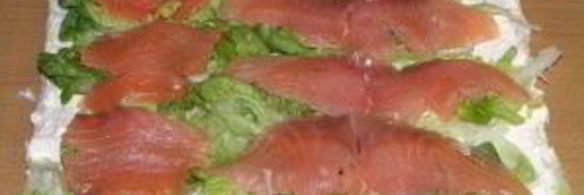 лаваш с семгой