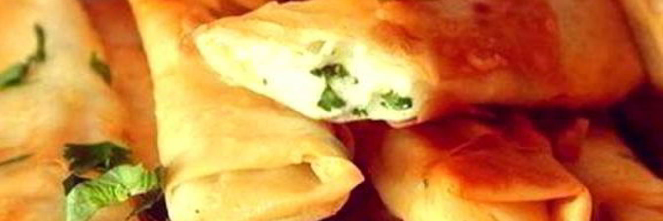 Лаваш с сыром и зеленью в духовке