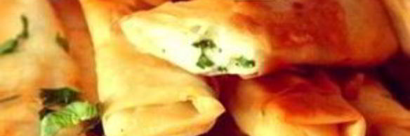 лаваш с сыром и зеленью в духовке