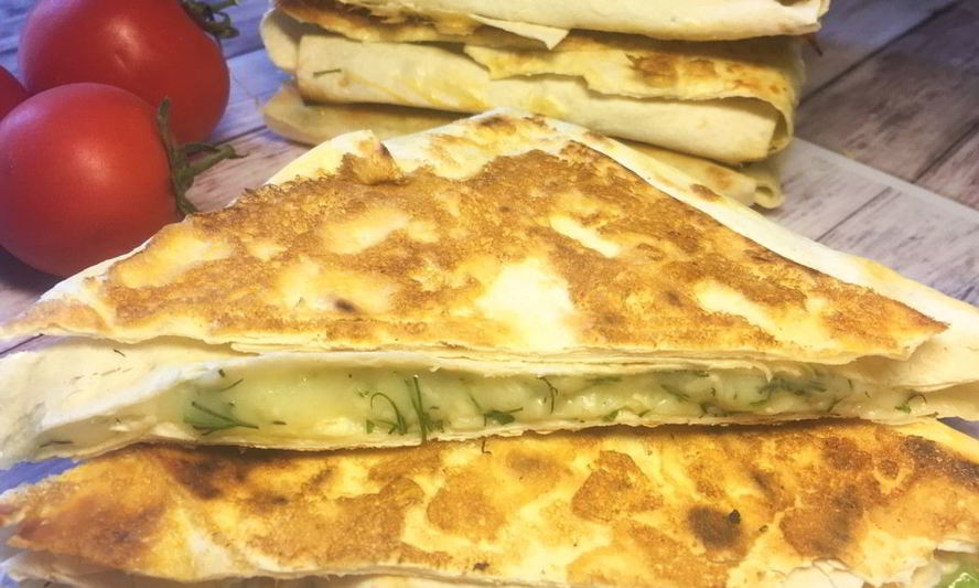 Рецепт лаваша с сыром