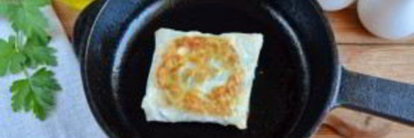 лаваш с яйцом и шпинатом