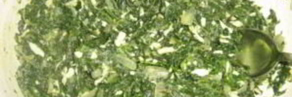 лаваш со шпинатом