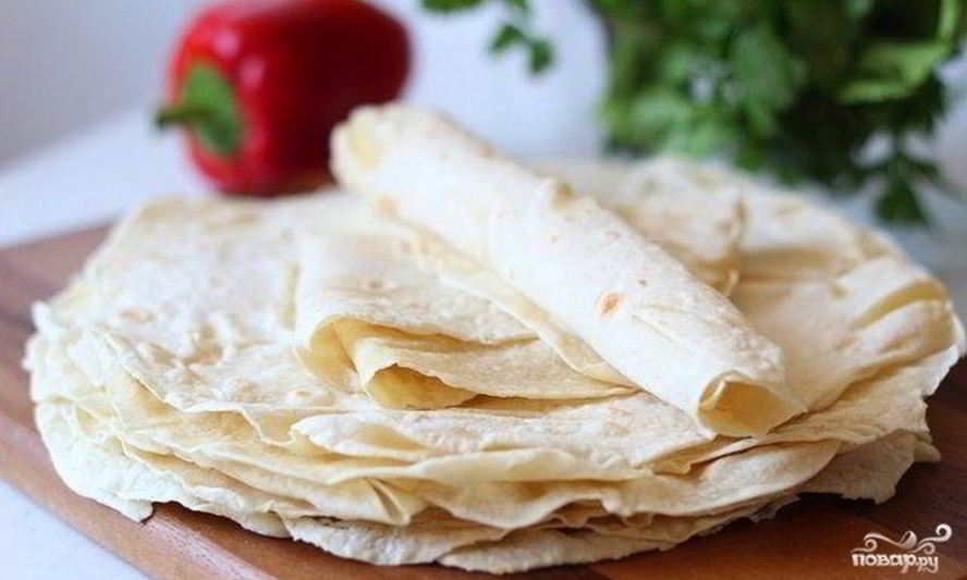 Рецепт лаваша заварного