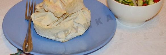 мясо в лаваше