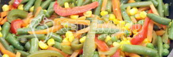 овощи в лаваше