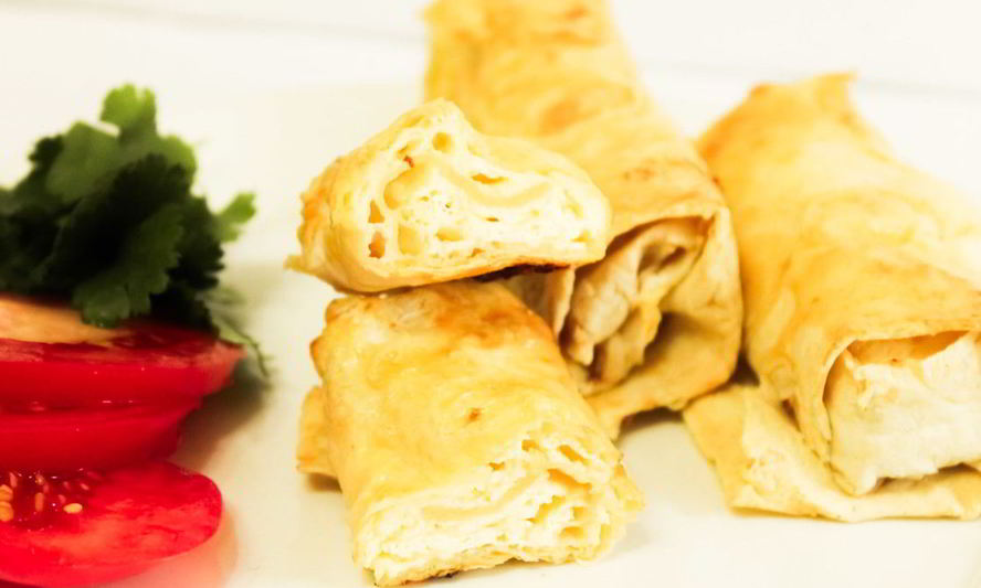 Рецепт рулетов из лаваша с сыром