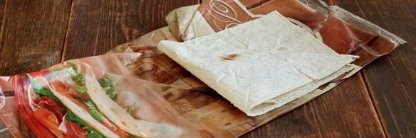 треугольники из лаваша с ветчиной и сыром