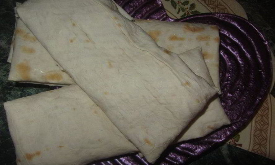 Рецепт закуски из лаваша и корейской морковки