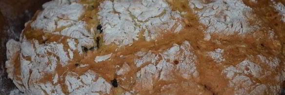 бездрожжевая кефирная лепешка с фундуком и черносливом