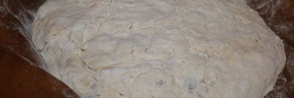 бездрожжевая кефирная лепешка с фундуком и черносливом