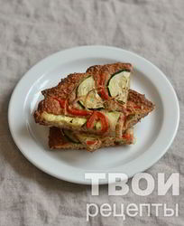 Диетическая лепешка с овощами