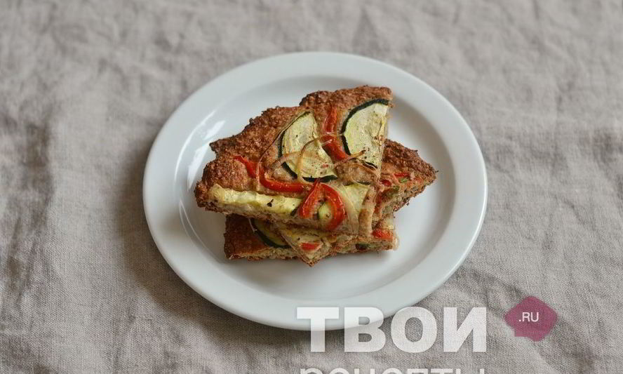 Рецепт диетической лепешки с овощами