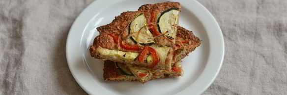 диетическая лепешка с овощами