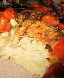 Фокачча с бальзамическими помидорами