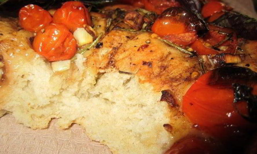 Рецепт фокаччи с бальзамическими помидорами