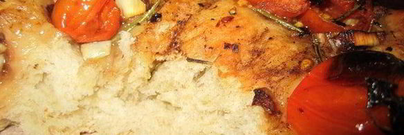 фокачча с бальзамическими помидорами