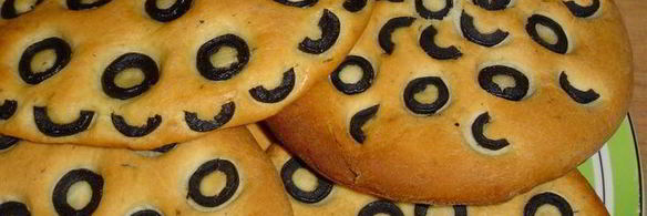 фокачча с маслинами