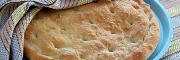 фокачча с сыром и творогом