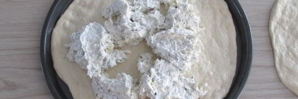 фокачча с сыром и творогом