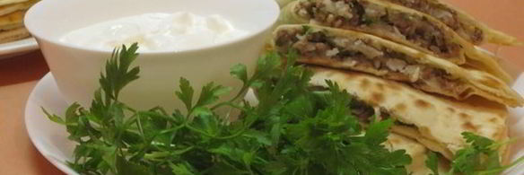 гезлеме — турецкие лепешки с мясом