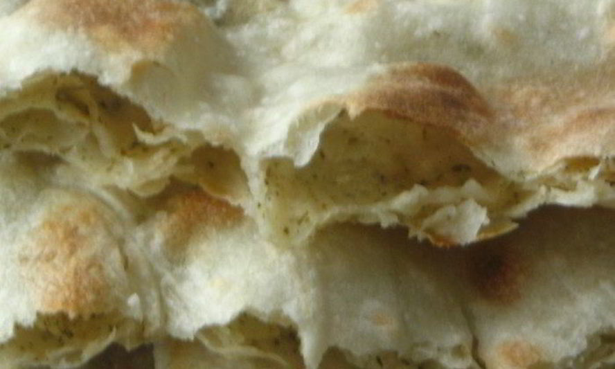 Рецепт хлеба-лепешки с ореховой травой