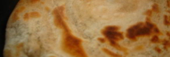 хлеб-лепешка с ореховой травой