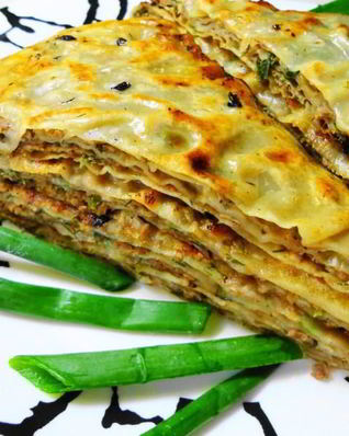 Китайские лепешки с мясом